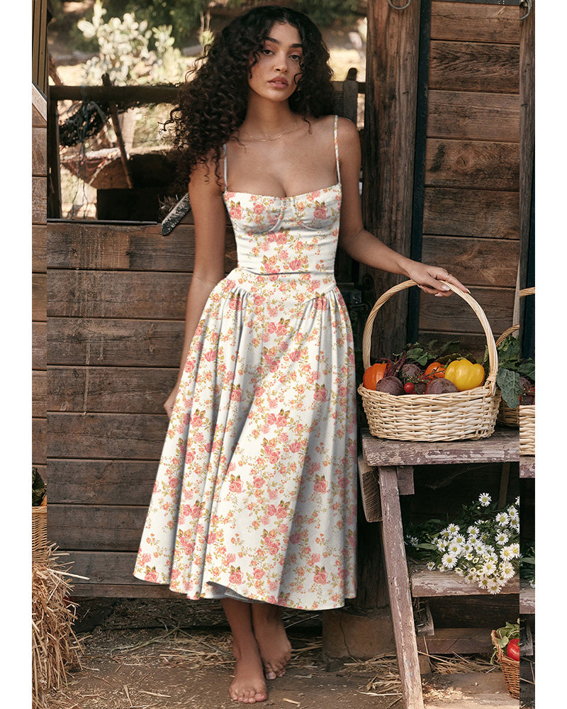 Aaria Dress Red-F505