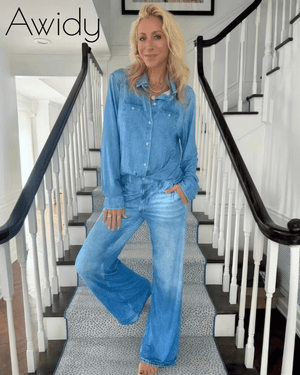 Denim Dreams Pajama Set