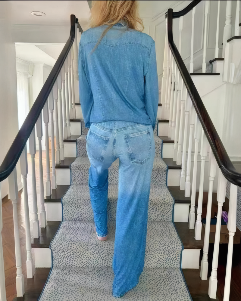 Denim Dreams Pajama Set