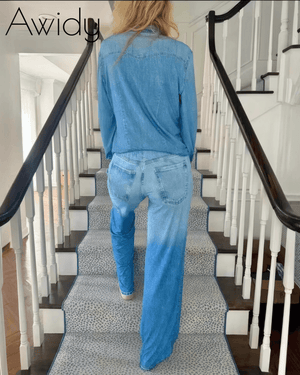 Denim Dreams Pajama Set