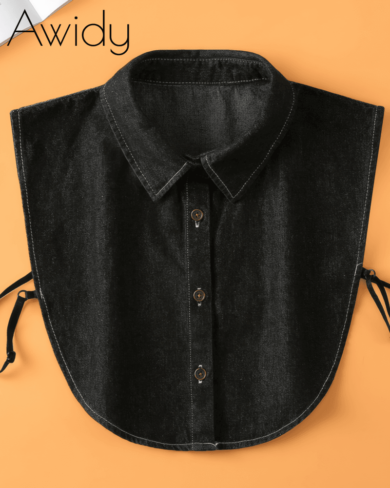 Denim False Collars