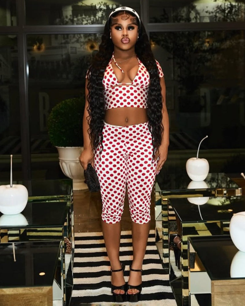Dot The Rules 3PC Capri Set