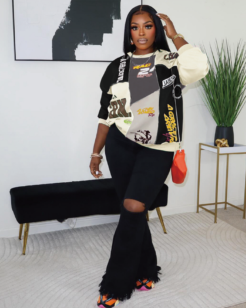 KEEPING TABS SWEATSHIRT Black M