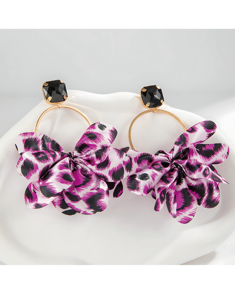 Fierce Earrings Purple
