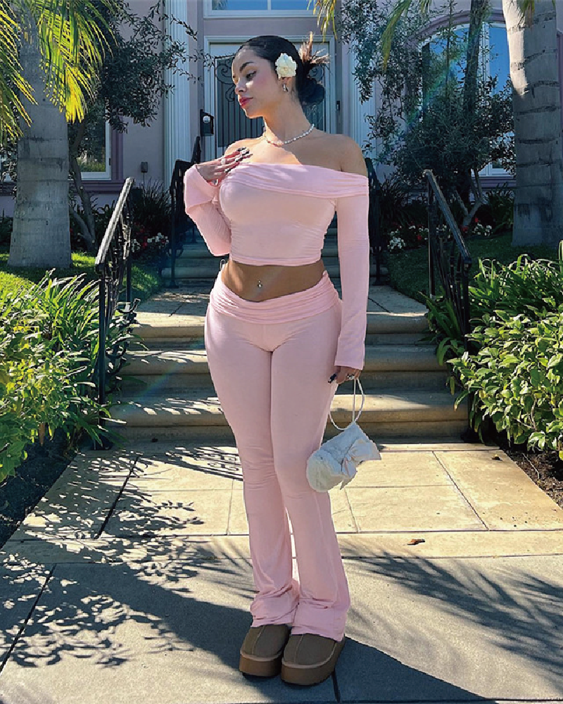 Bethany Baby Pant Set Pink