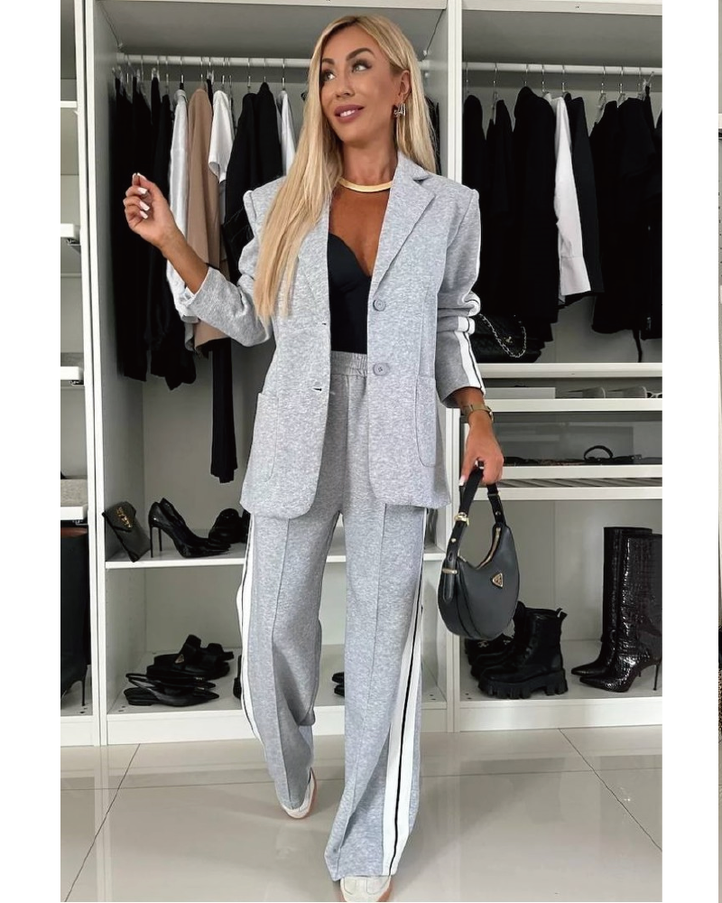 Boss Babe Pant Set Grey