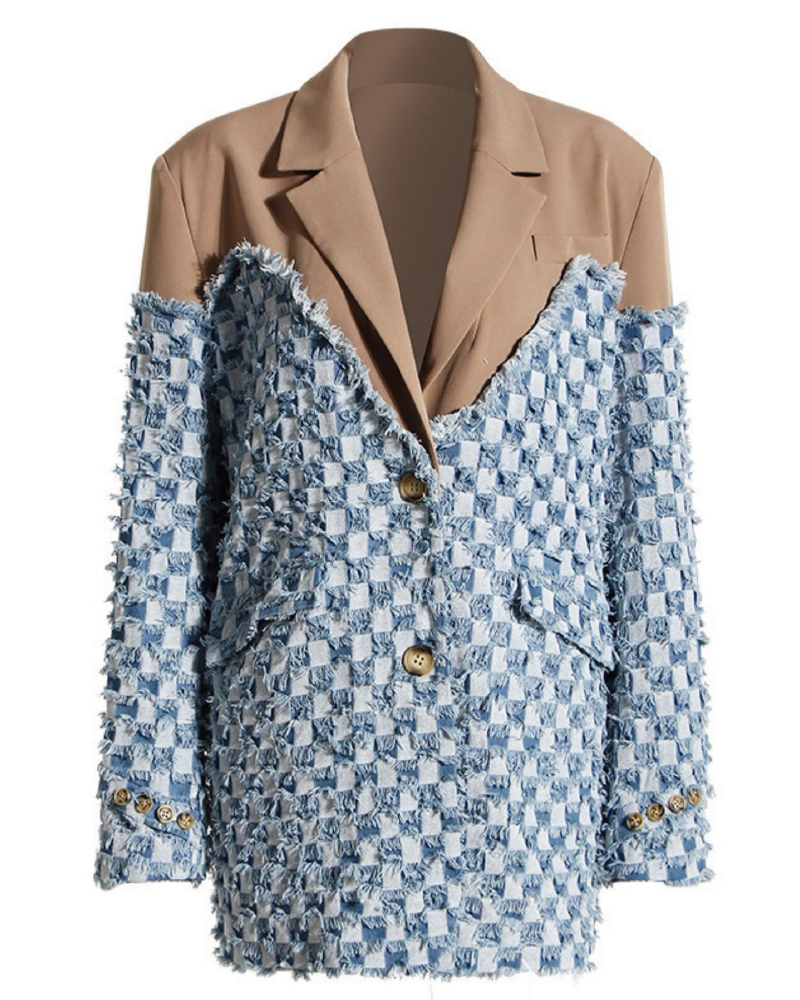 Something about you blazer Khaki