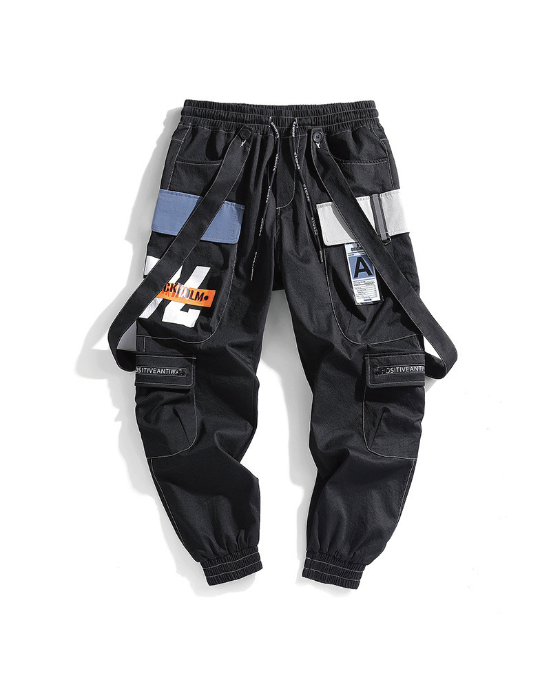 "No Choice" Unisex Streetwear Tactical Joggers Black