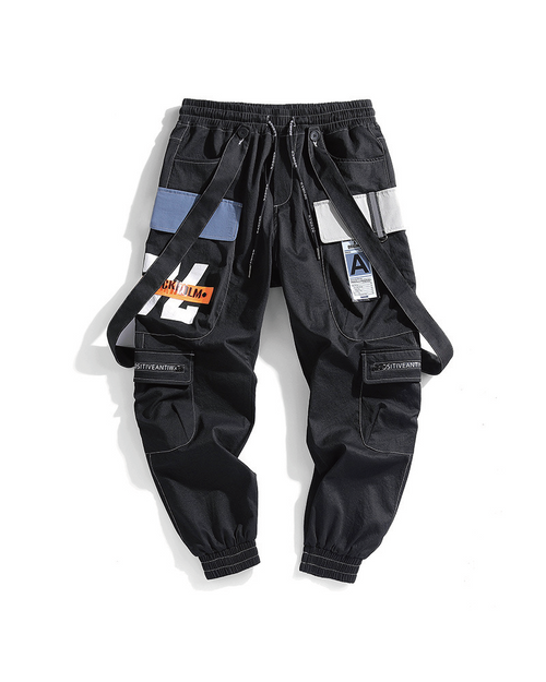"No Choice" Unisex Streetwear Tactical Joggers Black