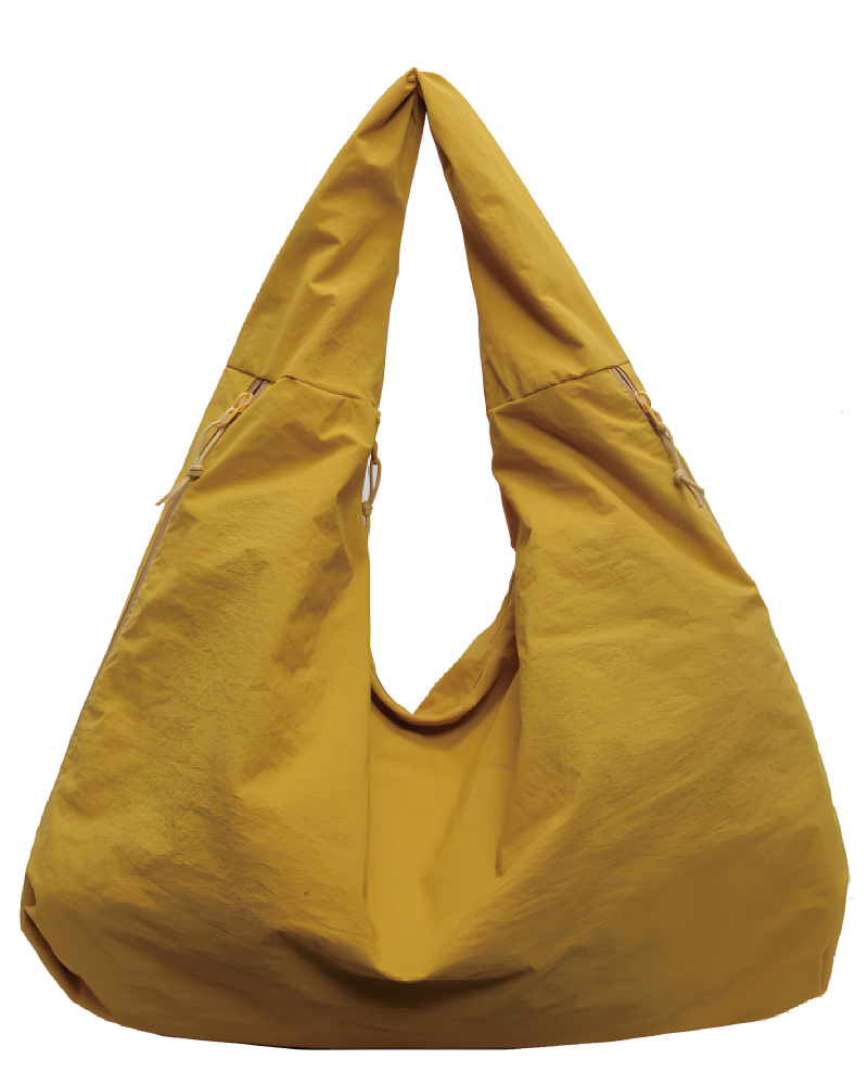 Textured Draped Tote Bag