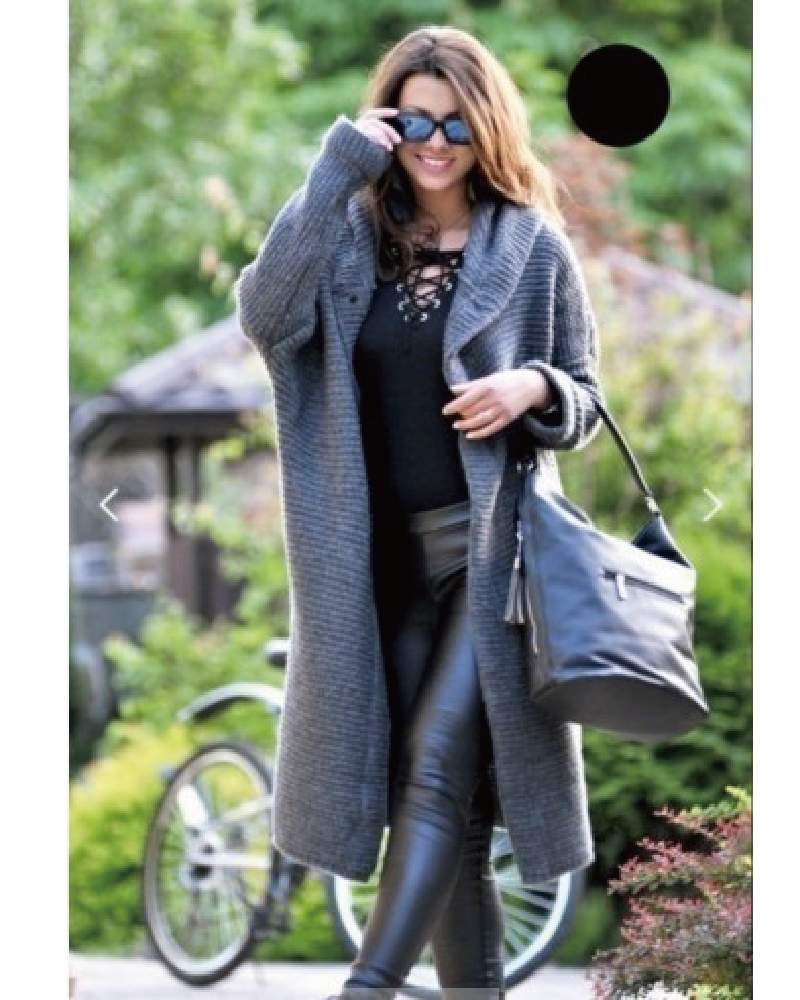 Keep It Chill Sweater Cardigan Gray