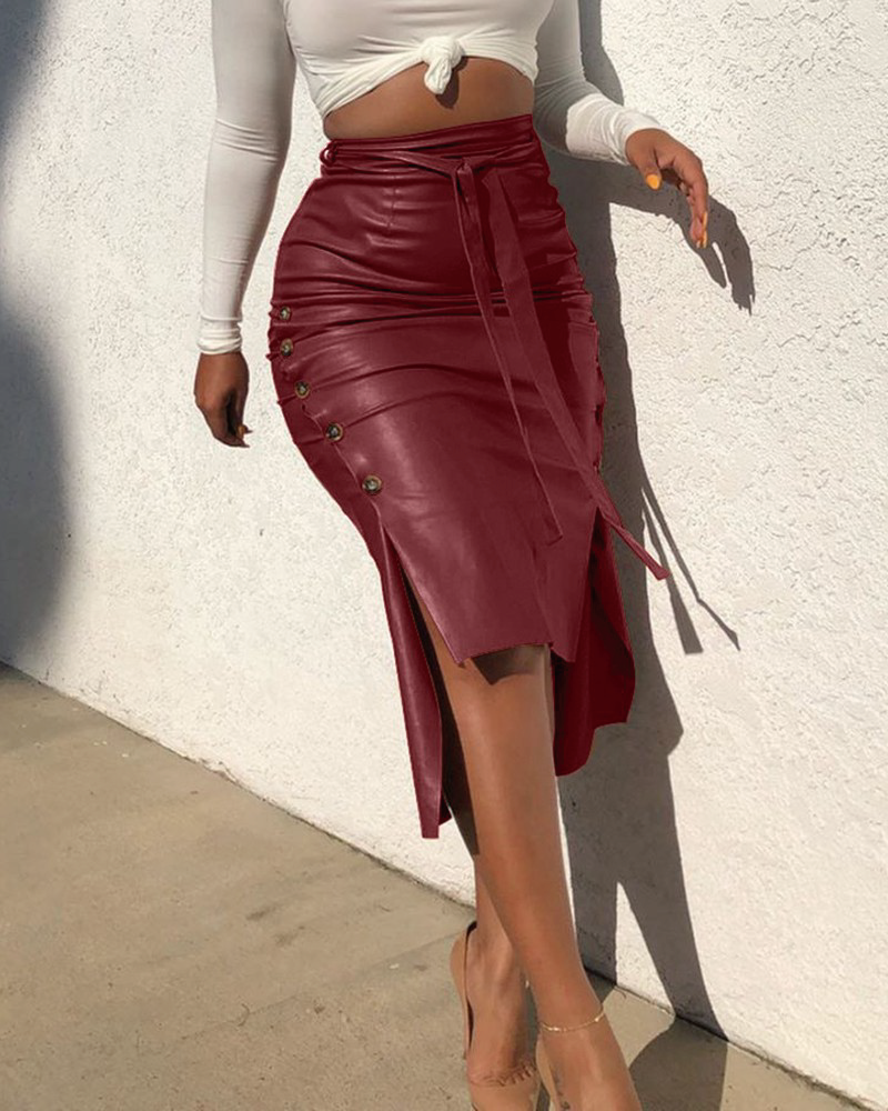Penelope Babe Skirt Burgundy