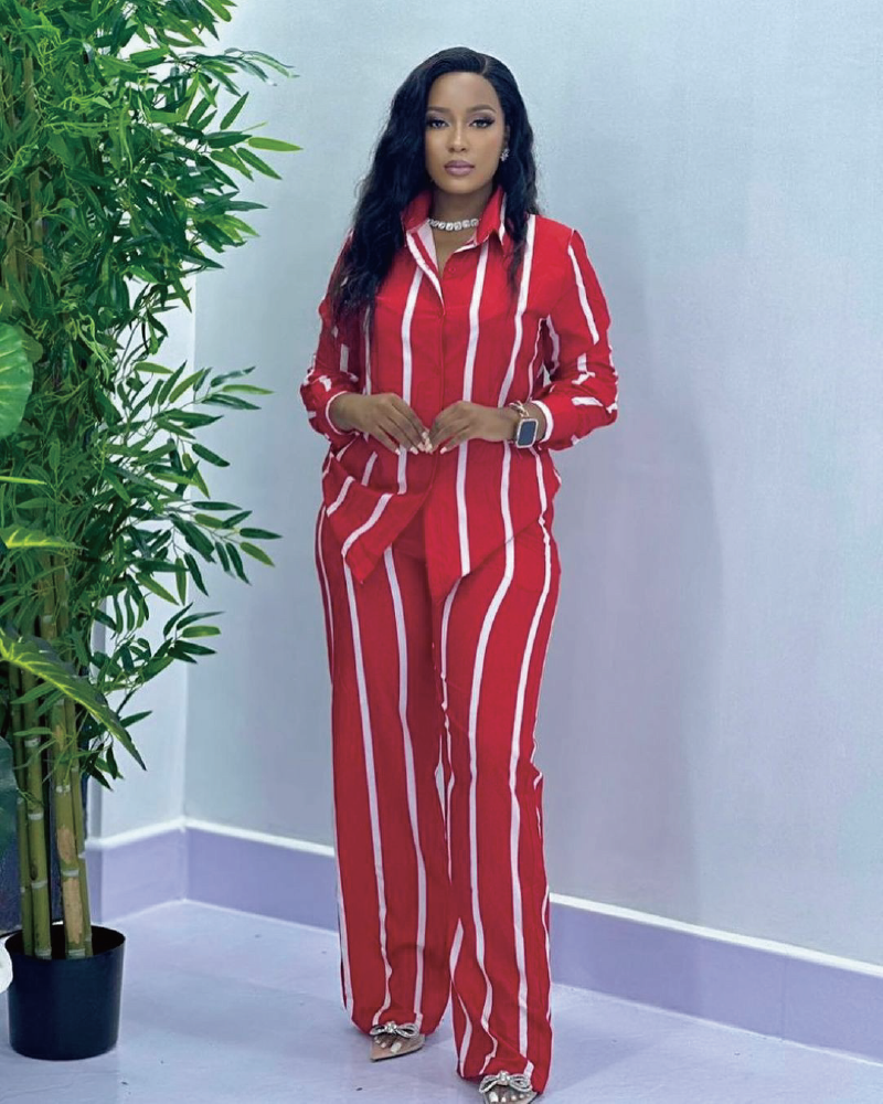 Carmila Pant Set Red