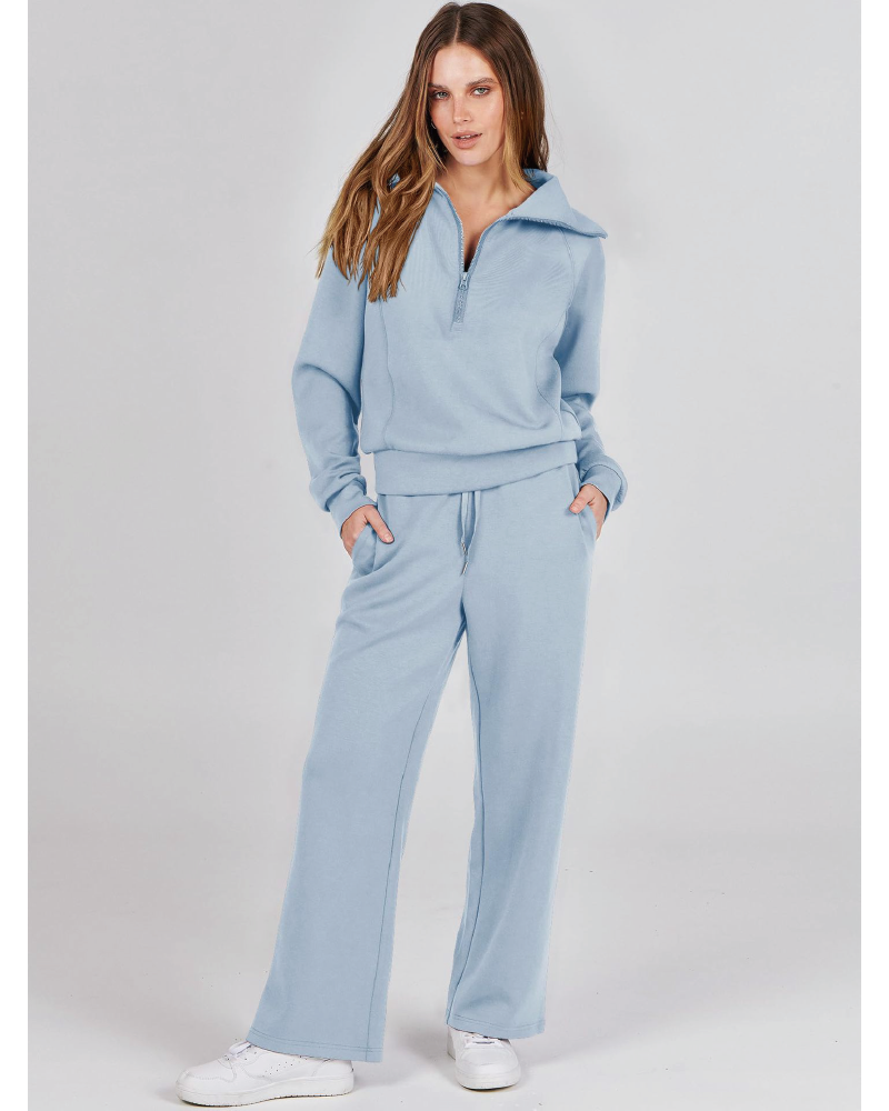 Everyday Essential Pant Set Sky Blue
