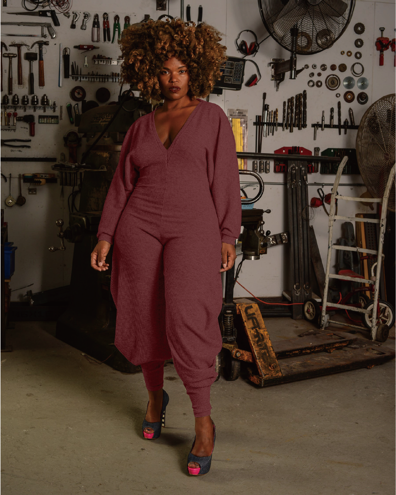Love Me More Jumpsuit Brown