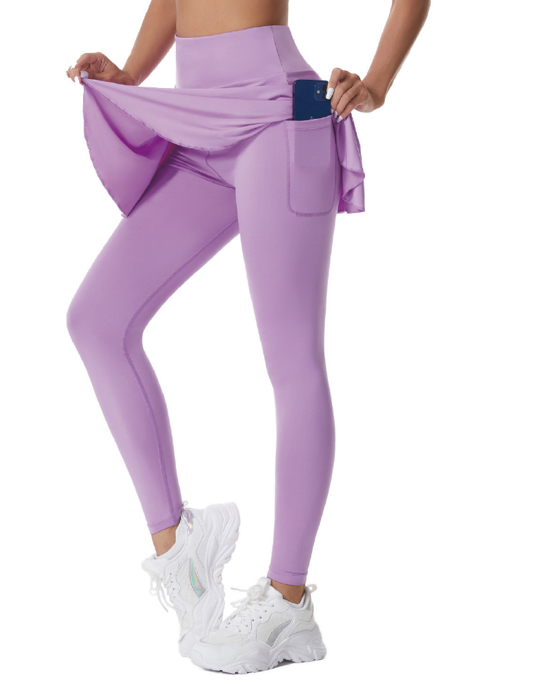 Tennis Skirt Legging Lavender