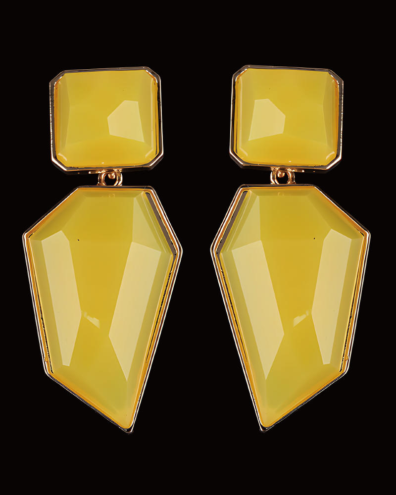 Taraji Earrings Yellow