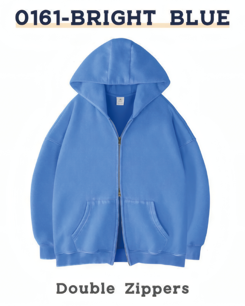 Oversized Zip-Up Hoodie