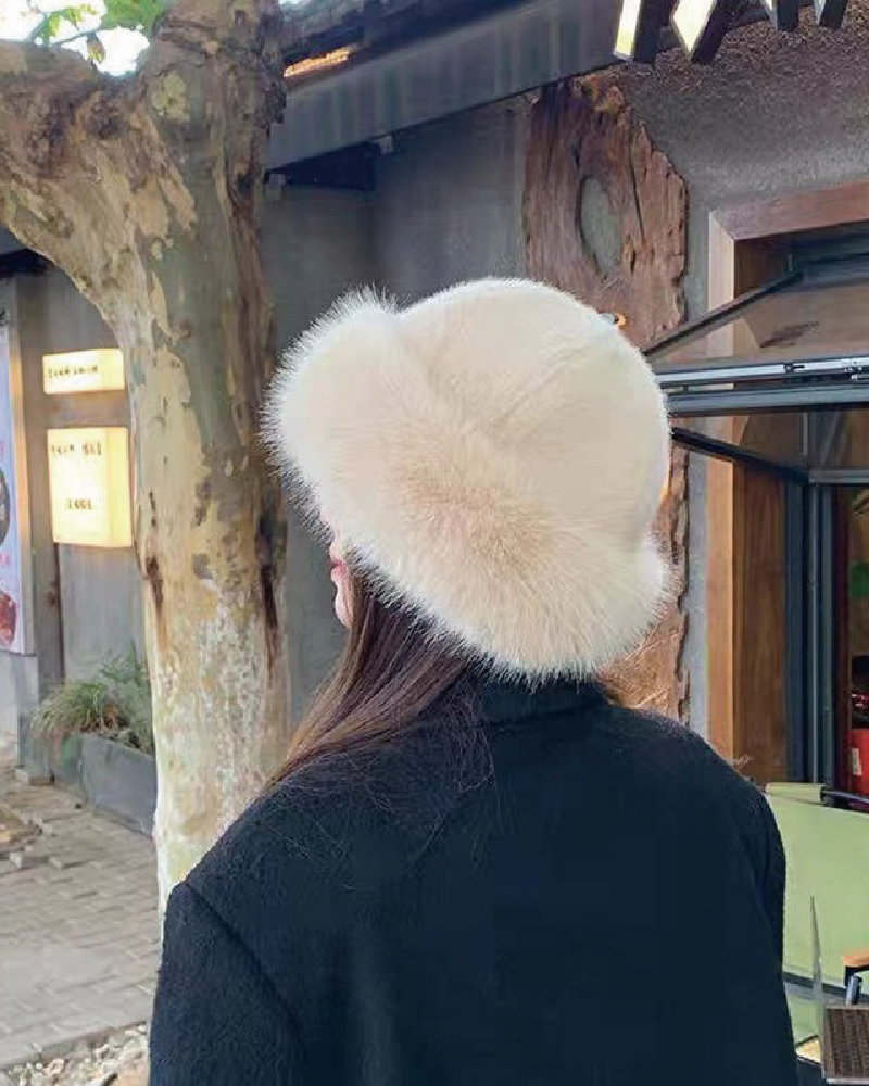 Winter Furry Hat Beige