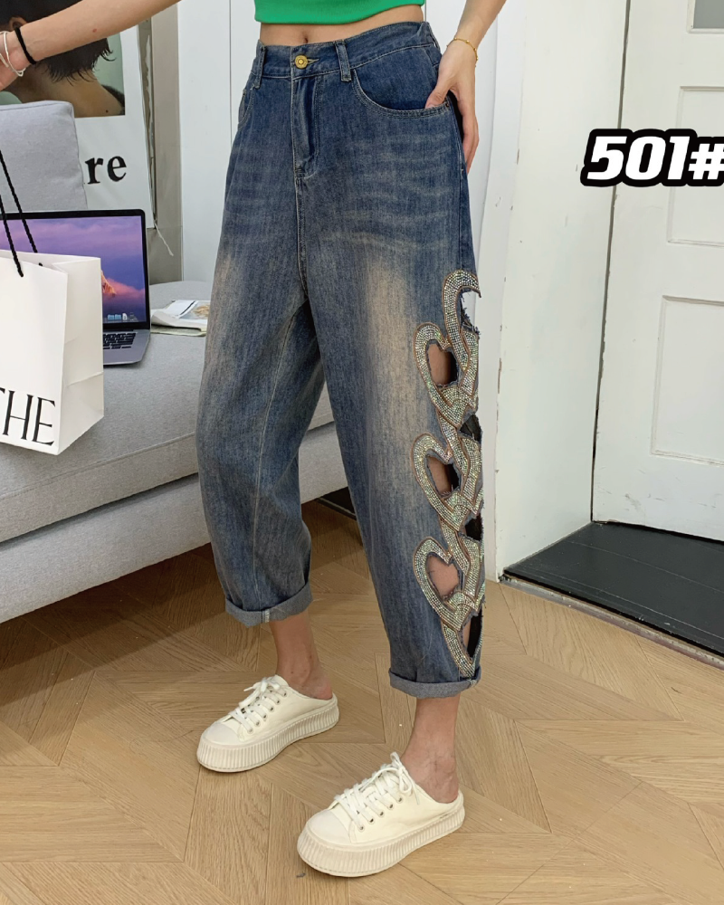 Heart to heart Jeans Denim Blue