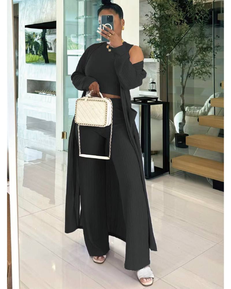 3pc Osiris Pant Set Black