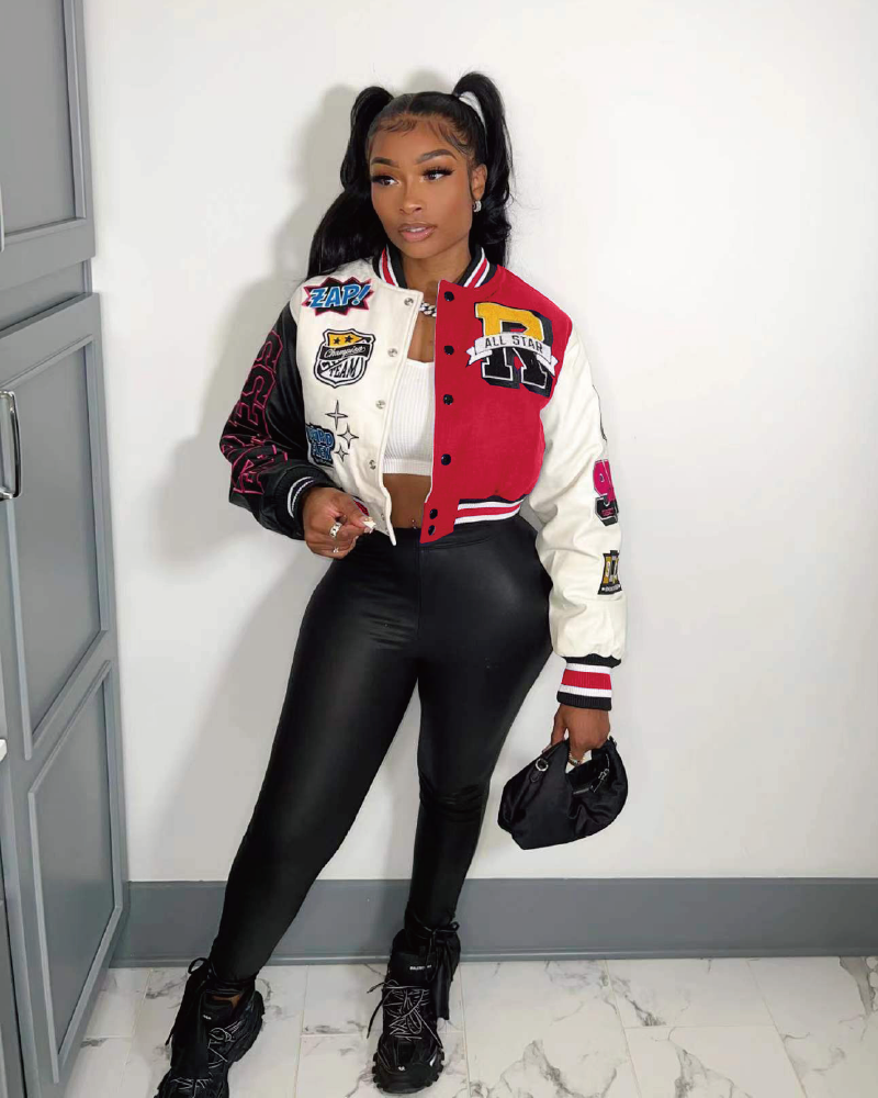 Fearless Varsity Jacket Red