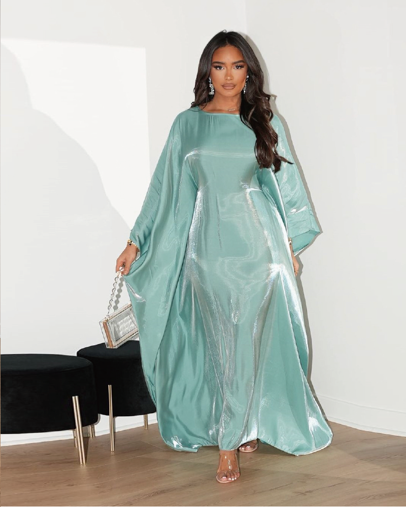 Sparkling Queen Dress Cyan