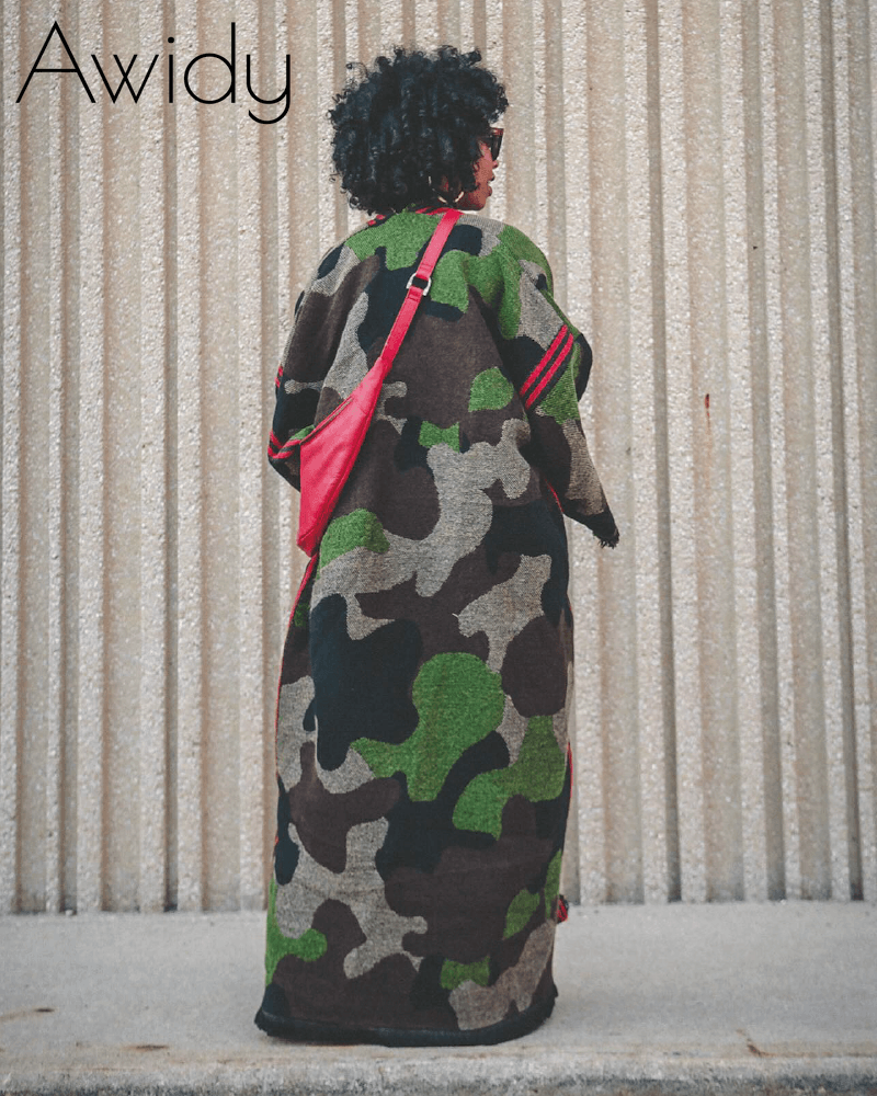 Camo Chic Wool Duster