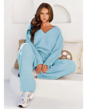 Ultra-Cozy Fuzzy Lounge Set