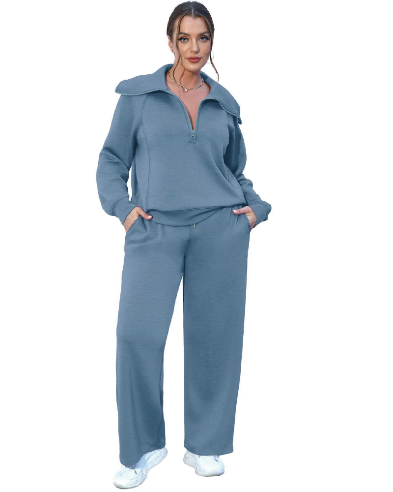 Everyday Essential Pant Set Blue