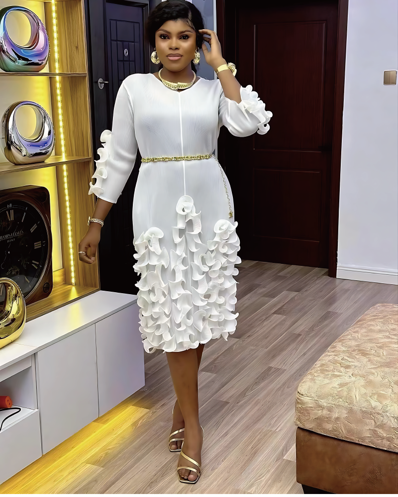 Karalynn Dress White One Size Fits up to 3XL