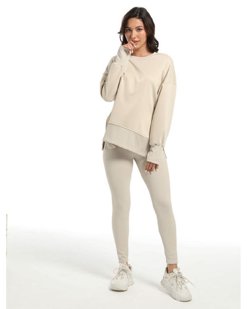 Kmofiest Hours Legging Set Beige