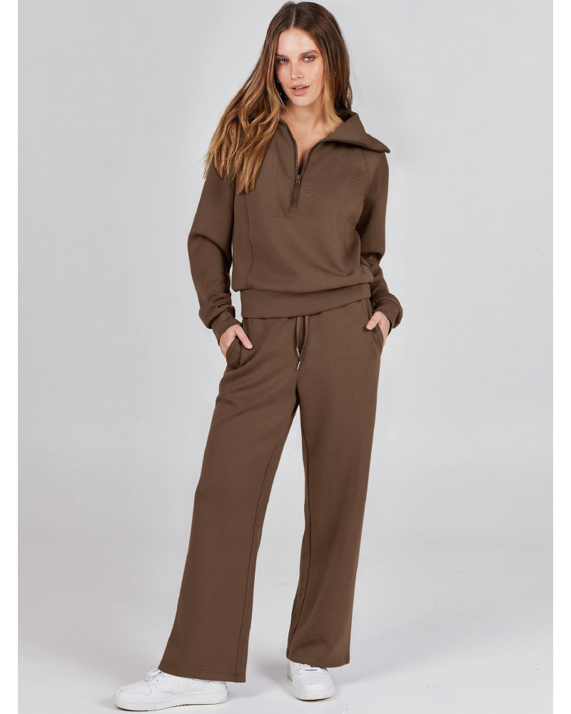 Everyday Essential Pant Set Mocha