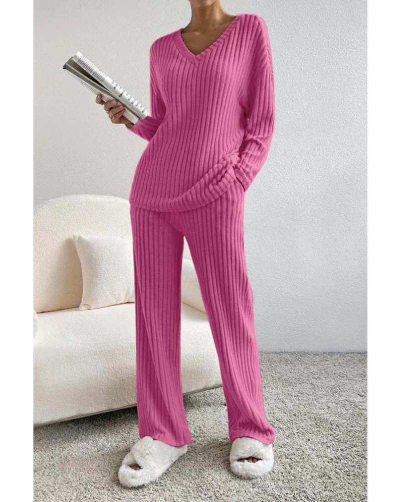 Niah Pant Set Hot Pink