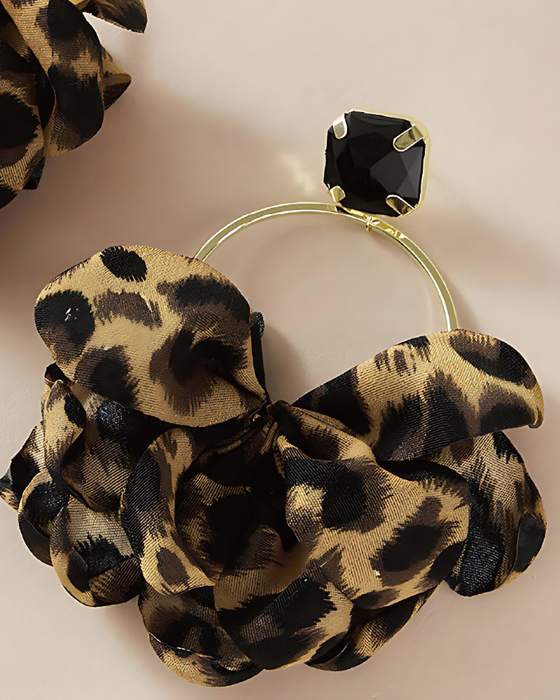 Fierce Earrings Brown