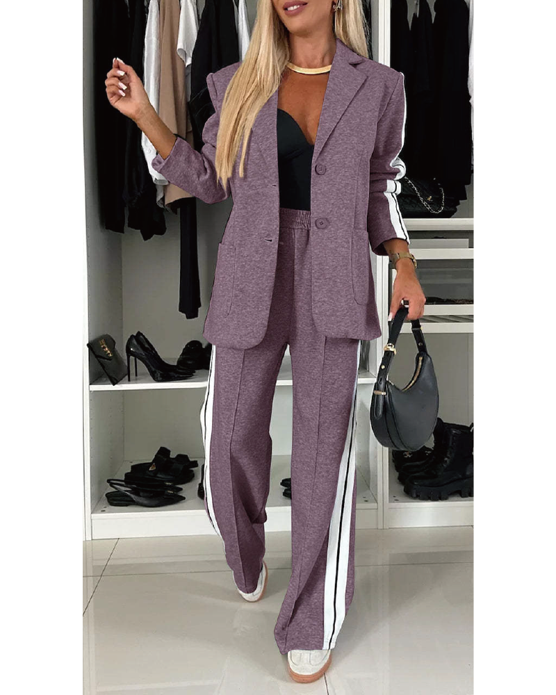Boss Babe Pant Set Purple