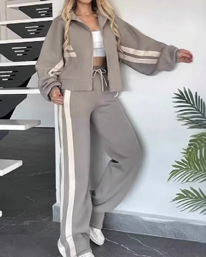 Wrap It Up Pant Set Grey