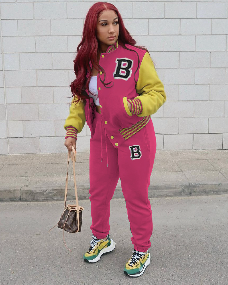 Bailey Pant Set Hot Pink