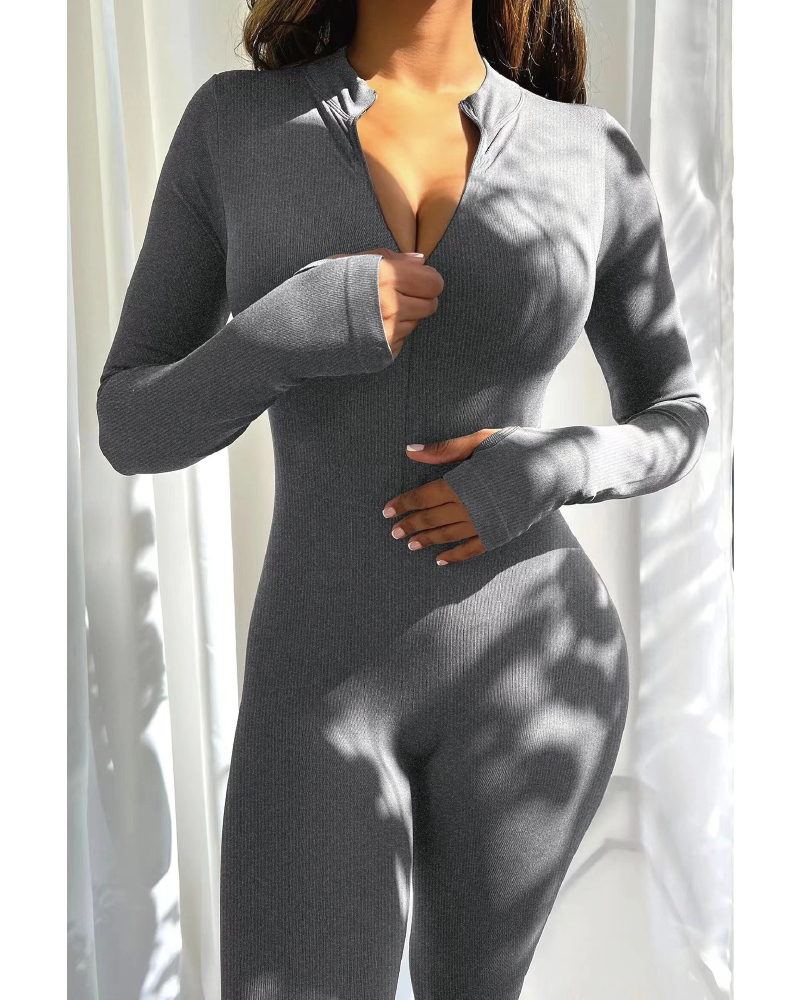 Lucky Label Jumpsuit Gray