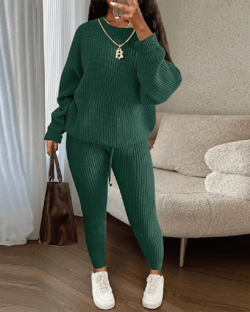 Stay Inside Pant Set Green