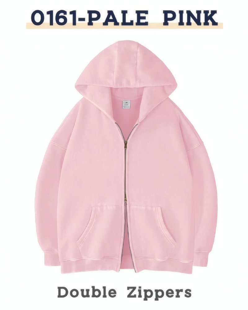 Oversized Zip-Up Hoodie
