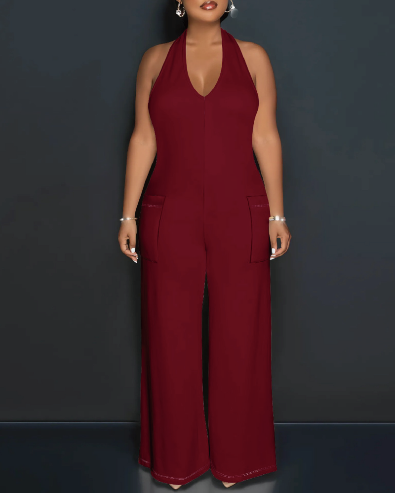 Baylin Jumpsuit Burgundy