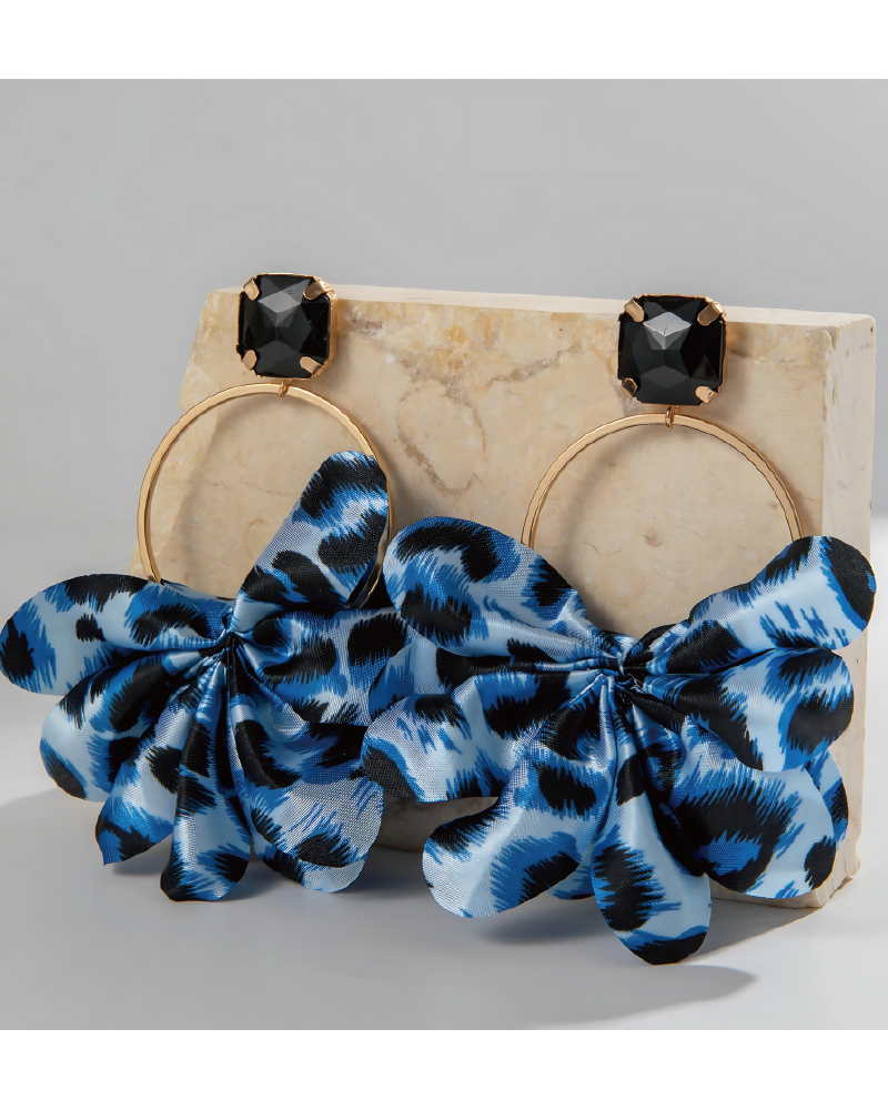 Fierce Earrings Blue