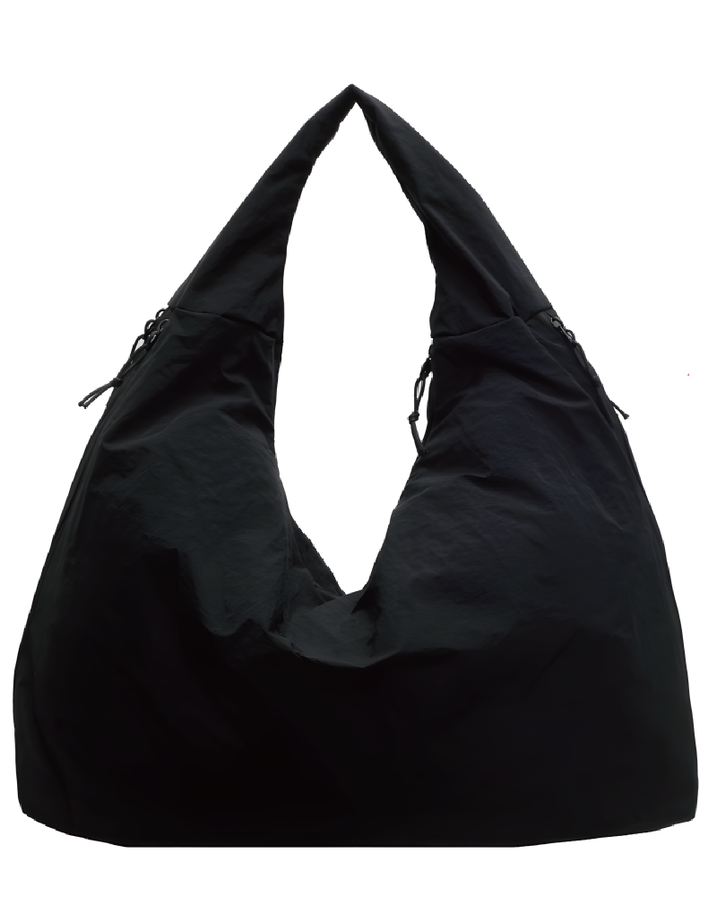 Textured Draped Tote Bag