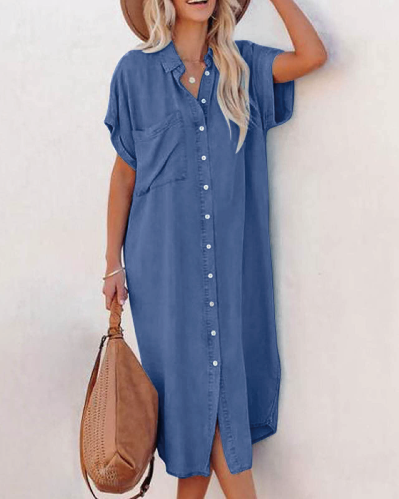 Clear Night Dress Dark Denim Blue 4XL