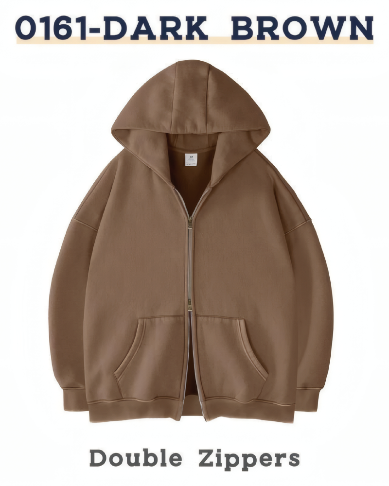 Oversized Zip-Up Hoodie