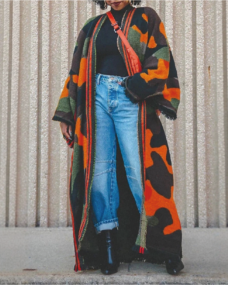 Camo Duster Orange