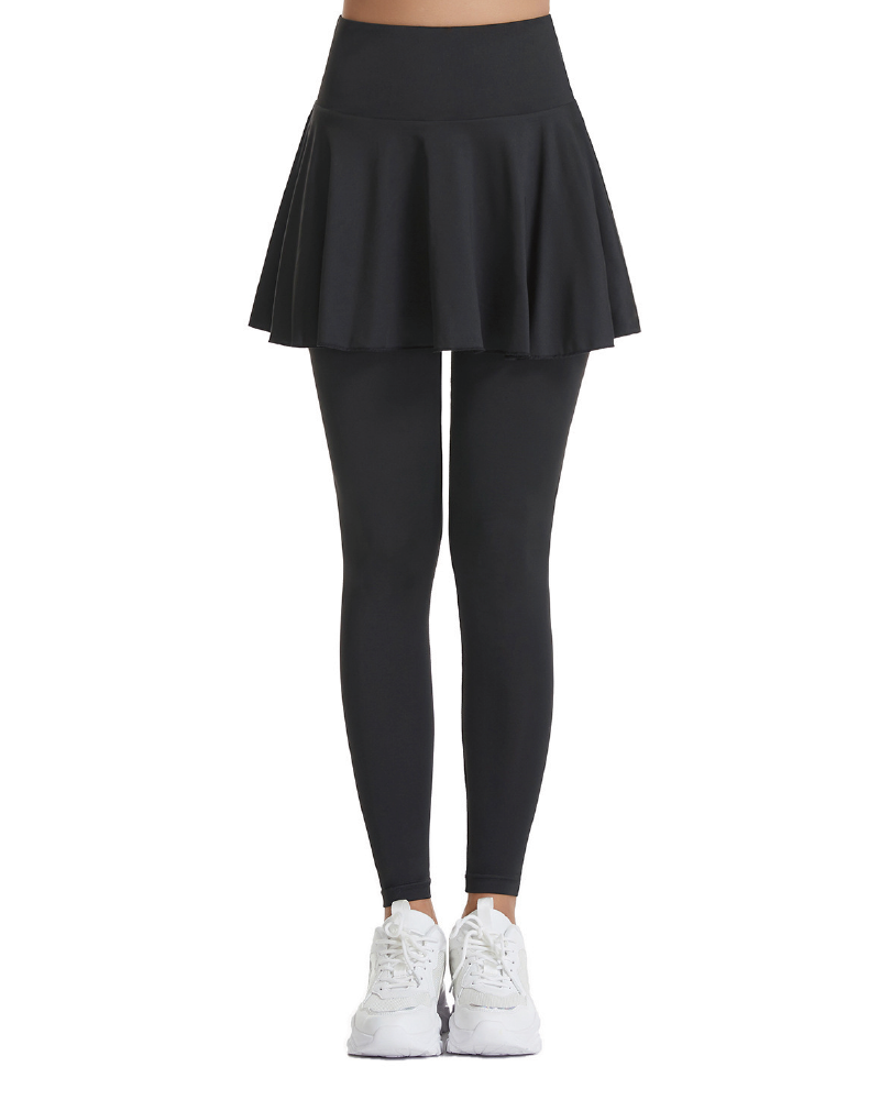 Tennis Skirt Legging Black