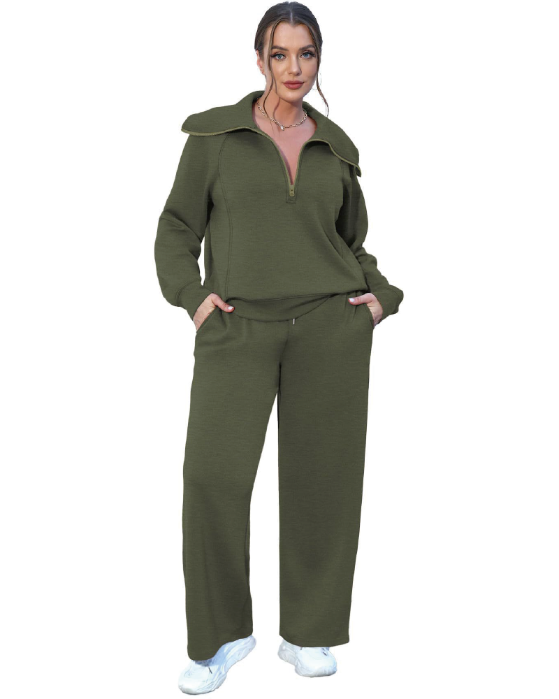 Everyday Essential Pant Set Olive