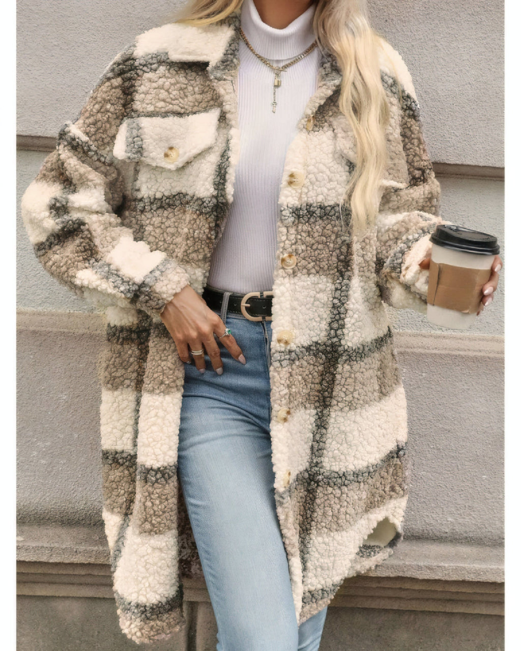 Cozy Fluffy Teddy Coat